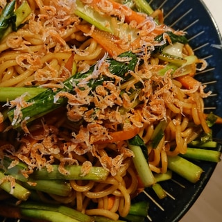 天かすエビ焼きそば